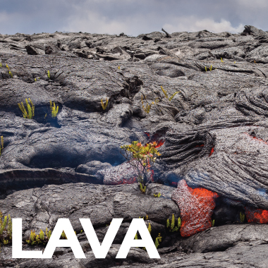 Lava From the Kilauea Volcano