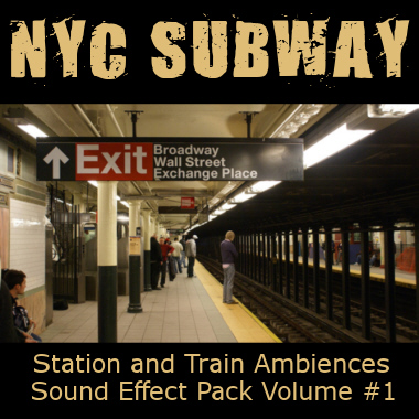 NYC Subway Station and Train Ambiences Sound Effect Pack Vol.1